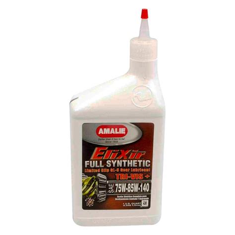 Amalie Oil Ama71376 56 Elixir Sae 75w 85w 140 Synthetic Api Gl 5