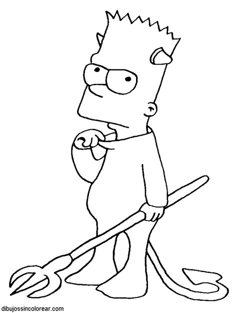 Dibujos De Bart Simpson Para Colorear Reverasite
