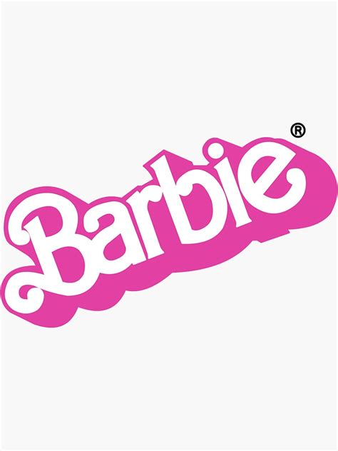 Barbie Classic Logo Sticker For Sale By Cammocat Barbie Silhouette