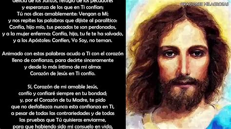 Jesús En Tí Confío Oración Milagrosa Que Cumple Deseos Youtube