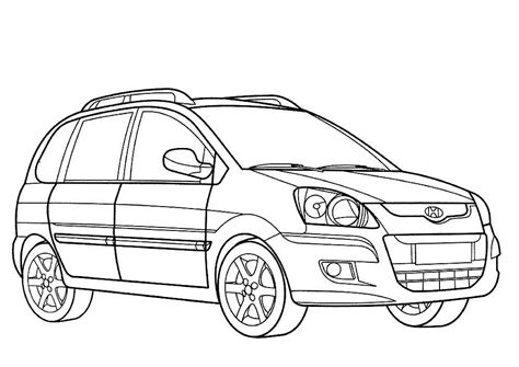 Hyundai Coloring Pages 🖌 To Print And Color