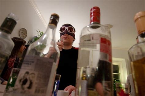 Birthday Blindfoldgoggles Russian Vodka Party For Andy Cl Flickr