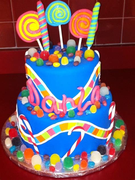 Candyland Theme Birthday Cake Candyland Birthday Candy Themed Party Cute Cakes