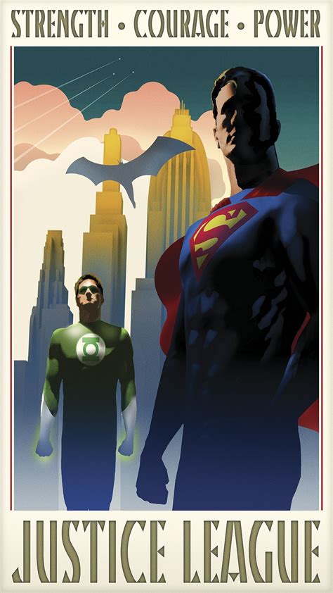 1026460 Men Illustration Vintage Flash Green Lantern Batman Logo