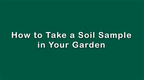 Generally, ashes are good for garden soil, but it very much depends on where the ashes come from. How to Take a Soil Sample in Your Garden - YouTube