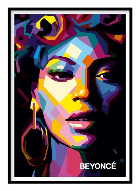 Beyonce Poster Pop Art Portraits Portrait Art Black Women Art Black