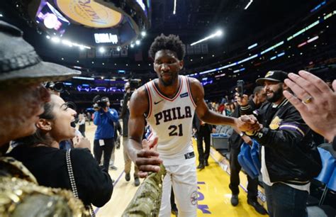 Joel hans embiid was born in yaounde, cameroon, to christine and thomas embiid. Joel Embiid Masterfully Trolls LaVar Ball After Putting Up ...