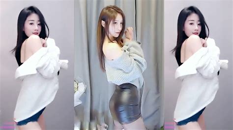 超短反光皮裙 Best New Korean Bj韩国小姐姐边脱边跳！超性感揉奶热舞19 系列sexy Korea Girl Dance Youtube
