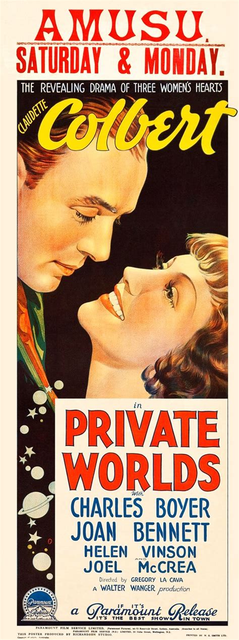 Rarefilmsandmorecom Two Film Dvd Private Worlds 1935 Bars Of