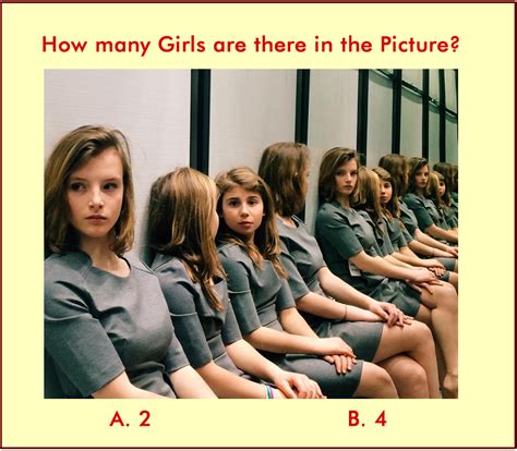 How Many Girls Do You See Genius Illusion Puzzles