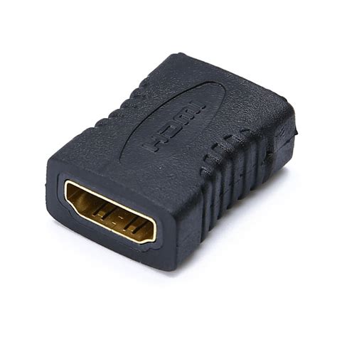 High Quality Black Hdmi Female To Female Connector Extender