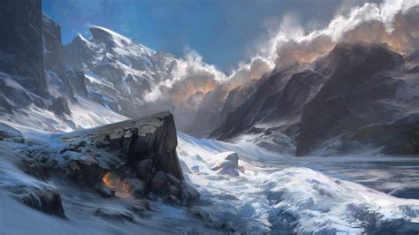 1280x720 Snow Landscape Mountains 720p Hd 4k Wallpapers Images