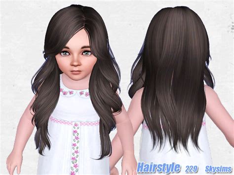 The Sims Resource Skysims Hair 229 Set