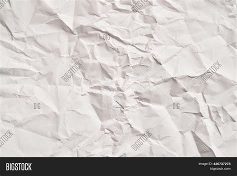 White Crumpled Paper Image And Photo Free Trial Bigstock