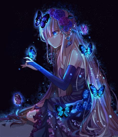 Blue Anime Girl Wallpaper Hd Shardiff World