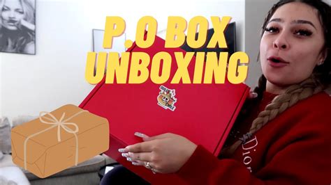 p o box unboxing youtube