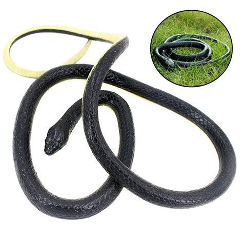 New 130cm Tricky Toy Realistic Fake Snakes Rubber Garden Props Joke