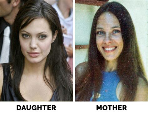 Angelina Jolie And Her Mother Marcheline Bertrand