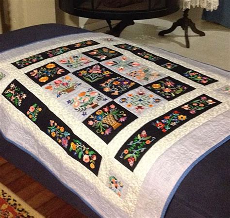 Blooming Quilt Block Party Machine Embroidery Designs Embroidery