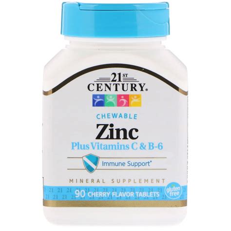 Vitamin c and immune function. 21st Century, Zinc Plus Vitamins C & B-6, Cherry Flavor ...