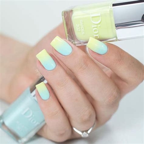 45 Hottest Summer Nail Colors For Season 2023 Blue Ombre Nails Summer Nails Colors Ombre