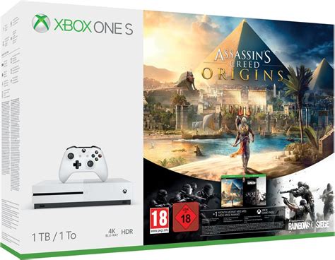 Xbox One S 1tb Console Assassins Creed Origins Bonus Bundle Xbox