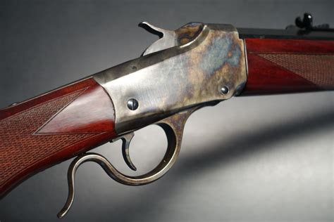Uberti 1885 Low Wall Check Pistol Grip Gunlex Waffen
