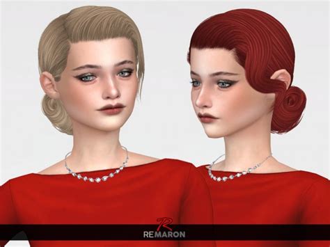 The Sims Resource Juliette Hair Retextured By Remaron Sims 4 Hairs