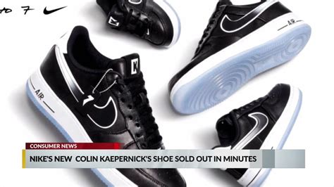 Nikes New Colin Kaepernicks Shoe Sold Out In Minutes Youtube