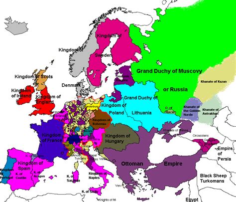 Europe In 1519 Reurope