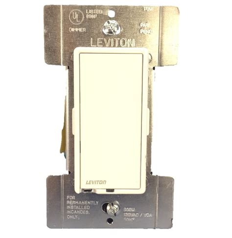Leviton Incandescent True Touch Dimmer Switch Whitealmond 6606 1lm