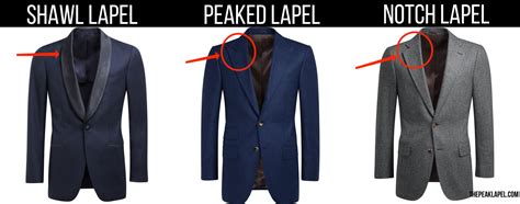The Must Read Guide To Suit Lapels Peaked Vs Notch Vs Shawl The Peak Lapel