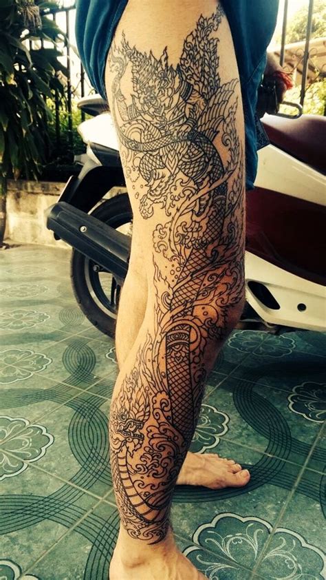 Traditional Thai Tattoo Designs 11 Best Sleeve Tattoos Half Sleeve Tattoo Leg Tattoos Woman