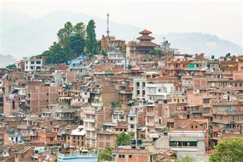 Old Town Of Kirtipur Kathmandu Nepal Stock Image Image Of High