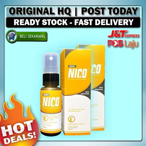 Nico Berhenti Merokok Original Hq 100 Shopee Malaysia