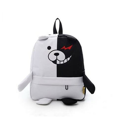 Anime Danganronpa Monokuma Backpack Student Bag Schoolbag Bear Travel