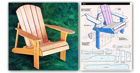 Classic Adirondack Chair Plans Woodarchivist