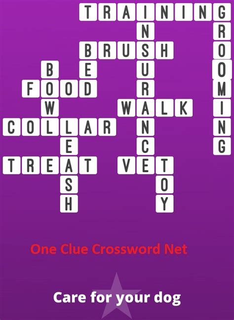 It only takes a minute to sign up. Care For Your Dog Bonus Puzzle - Get Answers for One Clue ...