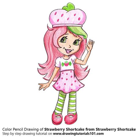 how to draw strawberry shortcake strawberry shortcake step by step