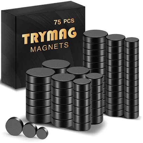 Trymag Strong Refrigerator Magnets Rare Earth Magnets 3 Different