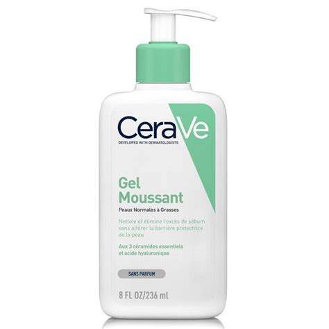 Foaming Cleansing Gel Normal To Oily Skin Cleanse Visage 236ml Cerave Easypara