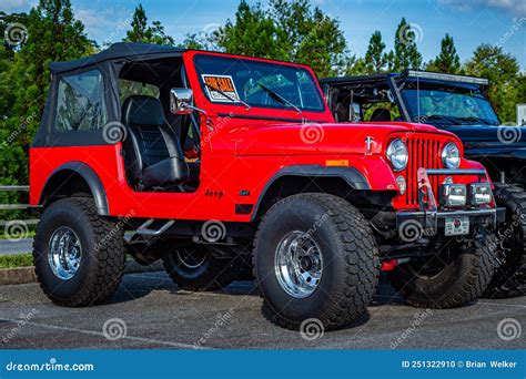 Classic Jeep Cj7 Softtop Editorial Image Image Of Custom 251322910