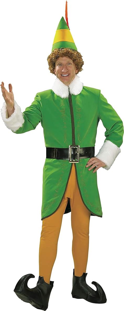 Rubies Mens Buddy The Elf Deluxe Costume Uk Toys And Games