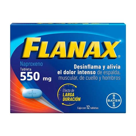 Flanax 550 Mg 12 Tabletas Walmart