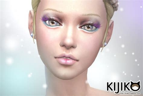Colored Eyelashes At Kijiko Sims 4 Updates