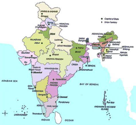 INDIA- GEO {POLITICAL} | GK-WORLD
