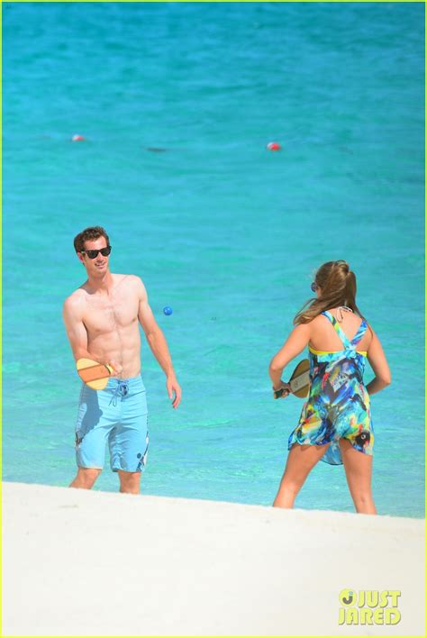 Shirtless Andy Murray Ibiza Beach Besos With Kim Sears Photo 2909833