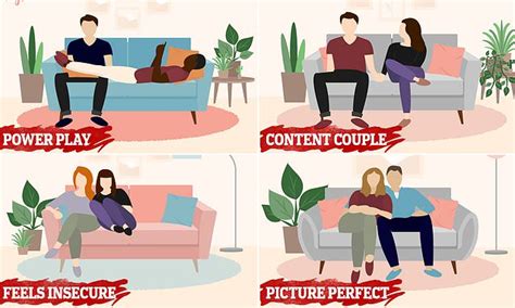 What Your Sofa Sitting Position Says About Your Relationship Daily Mail Online