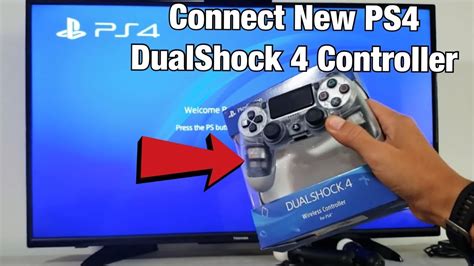 To use a controller on a device for the first time, turn on pairing mode: How to Connect New PS4 DualShock 4 Controller - YouTube
