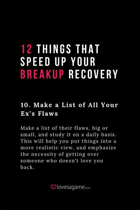 How To Speed Up Your Breakup Healing Process Infographic With Images